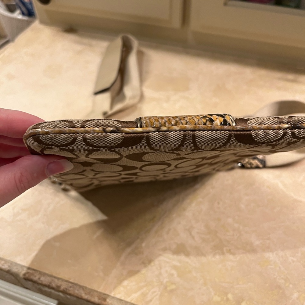 Coach Sutton Signature Python Crossbody - image 8